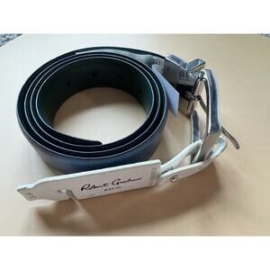 Robert Graham Cooks Corner Reversible Belt Navy/Forest GreenSize 38 Leather